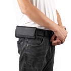 „Waist“ universāla aizverama melna ieliktņa iespēju piestiprināt pie siksnas (XL+ izmērs)