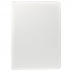 Apple iPad Air 2 solīds atvēramais balts ādas futrālis (360°) - statīvs