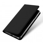 Apple iPhone 11 Pro „Dux Ducis“ Skin sērijas melns ādas atvērams maciņš