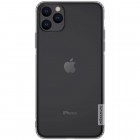 Apple iPhone 11 Pro Max Nillkin Nature pelēks (caurspīdīgs) silikona planākais apvalks