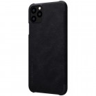 Greznais „Nillkin“ Qin sērijas ādas atvērams melns Apple iPhone 11 Pro maciņš
