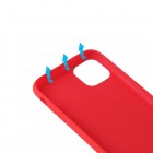 Apple iPhone 11 cieta silikona (TPU) sarkans apvalks