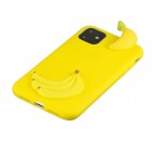 Apple iPhone 11 „Squezy“ Banana dzeltens cieta silikona (TPU) apvalks