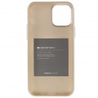 Apple iPhone 12 Mini Mercury zelta cieta silikona (TPU) apvalks