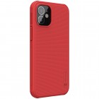 Apple iPhone 12 Mini „Nillkin“ Frosted Shield Pro sarkans vāciņš, apvalks