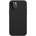 Apple iPhone 12 Pro Max „Nillkin“ Flex Liquid Silicone melns vāciņš, apvalks