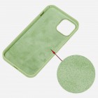 Apple iPhone 12 Mini cieta silikona (TPU) zaļš apvalks