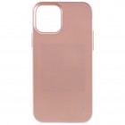 Apple iPhone 12 (12 Pro) Mercury gaiši rozs cieta silikona (TPU) apvalks