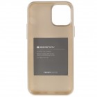 Apple iPhone 12 (12 Pro) Mercury zelta cieta silikona (TPU) apvalks