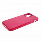 Apple iPhone 12 (12 Pro) Mercury tumši rozs cieta silikona (TPU) apvalks