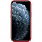 Apple iPhone 12 (12 Pro) „Nillkin“ Flex Liquid Silicone sarkans vāciņš, apvalks