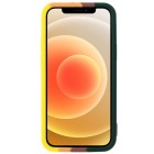 Apple iPhone 12 (12 Pro) „Popit“ Bubble tumši zaļš mīksta silikona (TPU) apvalks