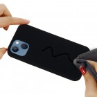 Apple iPhone 13 Mini „Shell“ cieta silikona (TPU) melns apvalks