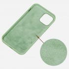 Apple iPhone 13 Mini Shell cieta silikona (TPU) gaiši zaļš apvalks