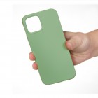 Apple iPhone 13 Mini Shell cieta silikona (TPU) gaiši zaļš apvalks