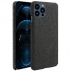 Apple iPhone 13 Pro Max „Bi-Color“ Splicing melns ādas apvalks