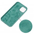 Apple iPhone 14 Shell cieta silikona (TPU) tumši zaļš apvalks