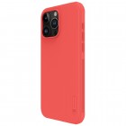 Apple iPhone 15 Pro „Nillkin“ Frosted Shield Pro sarkans vāciņš, apvalks