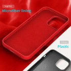 Apple iPhone 16 Pro Max "Shell" cieta silikona (TPU) apvalks - sarkans