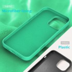 Apple iPhone 16 Pro Max "Shell" cieta silikona (TPU) zaļš apvalks