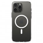 Apple iPhone 16 Pro "Spigen" Liquid Crystal MagFit dzidrs, caurspīdīgs cieta silikona apvalks