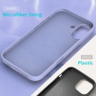 Apple iPhone 16 "Shell" cieta silikona (TPU) violets apvalks