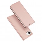 Samsung Galaxy S25 Ultra „Dux Ducis“ Skin sērijas rozs ādas atvērams maciņš
