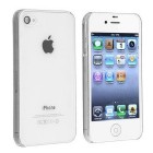 Apple iPhone 4 ir 4S plastmasas dzidrs (caurspīdīgs) apvalks