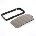Melns „Infisens“ silikona Apple iPhone 5, 5S apvalks