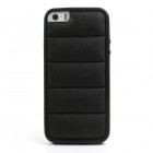 Melns „Infisens“ silikona Apple iPhone 5, 5S apvalks