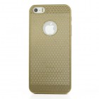 Stilīgs zelts, metāla Apple iPhone 5, 5S apvalks