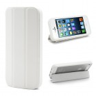 Atvēramais balts rāmis Apple iPhone 5 (Apple iPhone 5S) ar smart cover funkciju