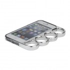 Sudraba, plastmasas Apple iPhone 5 / 5S bamperis