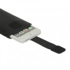 Melna ādas Apple iPhone 5 telefona ieliktņa