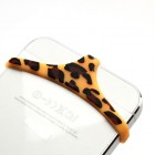 Dzeltena, leoparda mīksta silikona elefona apakšbikses