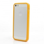 Dzeltens „Infisens“ silikona Apple iPhone 5, 5S apvalks
