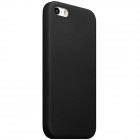 Apple iPhone 5S (5) cieta silikona (TPU) melns apvalks