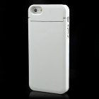 Balts „ONE%+“ plastmasas Apple iPhone 5, 5S apvalks ar iebūvētu spoguli