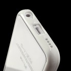 Apple iPhone 5C plastmasas dzidrs (caurspīdīgs) un balts futrālis