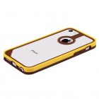 Brūns/dzeltens „BASEUS“ cieta silikona Apple iPhone 5C rāmis (bamperis)