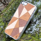 Apple iPhone 5s „Crafted Cover“ Mozaīkas II dabīga koka telefona apvalks