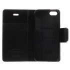 Mercury Sonata Apple iPhone 5S atvērams melns ādas maciņš