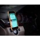 Apple iPhone 6 (6s) Kalaideng Drive zelta plastmasas apvalks + autoturētājs