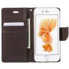 Mercury Bravo Diary Apple iPhone 6 (6s) brūns ādas maciņš