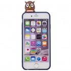 Apple iPhone 6 (6s) „Squezy“ Owl cieta silikona (TPU) zils apvalks