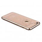 Apple iPhone 6S Plus elegants Devia Crystal Garland Swarovski dzidrs (caurspīdīgs) zelta plastmasas apvalks ar kristāliem