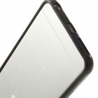 Apple iPhone 6 Plus (6s +) klasiskais melns cieta silikona rāmis (sānu apmale, bamperis)
