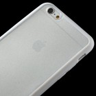 Apple iPhone 6 Plus (6s Plus) dzidrs matēts plastmāsas futrālis un balts cieta silikona rāmis