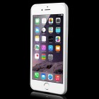 Apple iPhone 6 Plus (6s Plus) dzidrs matēts plastmāsas futrālis un balts cieta silikona rāmis