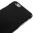 Apple iPhone 6 Plus (6s Plus) Mercury melns cieta silikona (TPU) futrālis